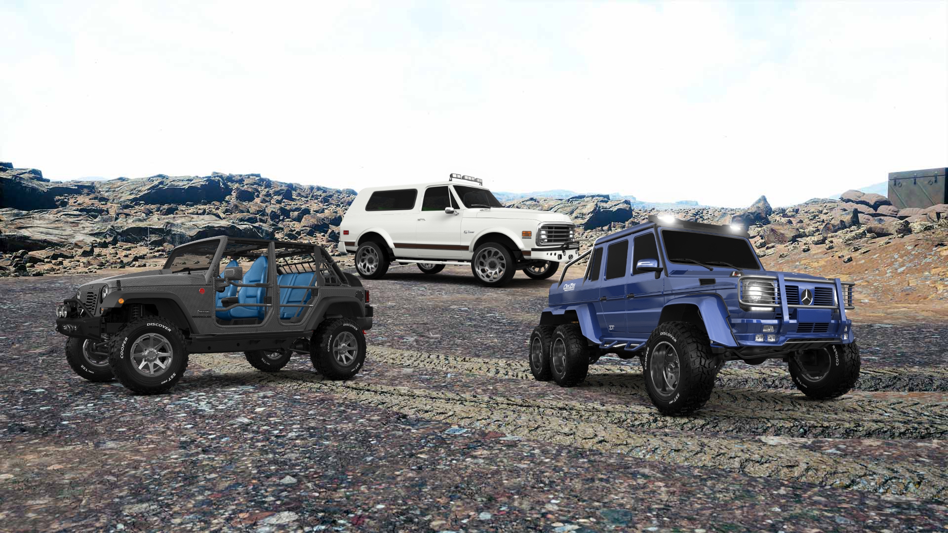 Mercedes G 63 AMG 6x6 4 Door pickup truck 2013