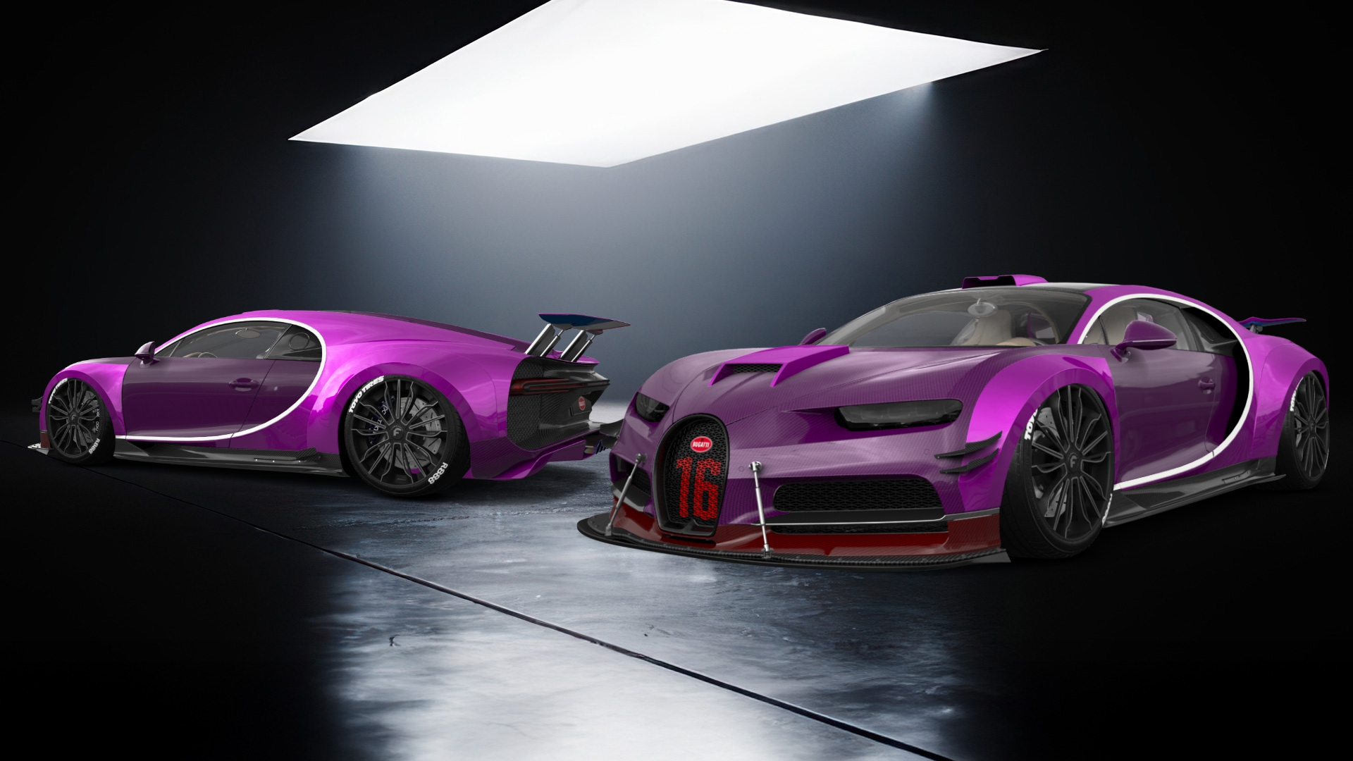 Bugatti Chiron 2 Door Coupe 2016 tuning