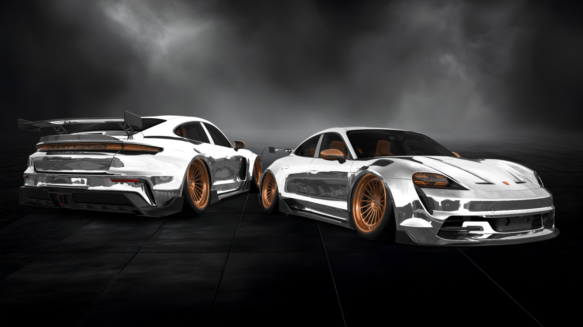 Porsche Taycan 4 Door Saloon 2019 tuning
