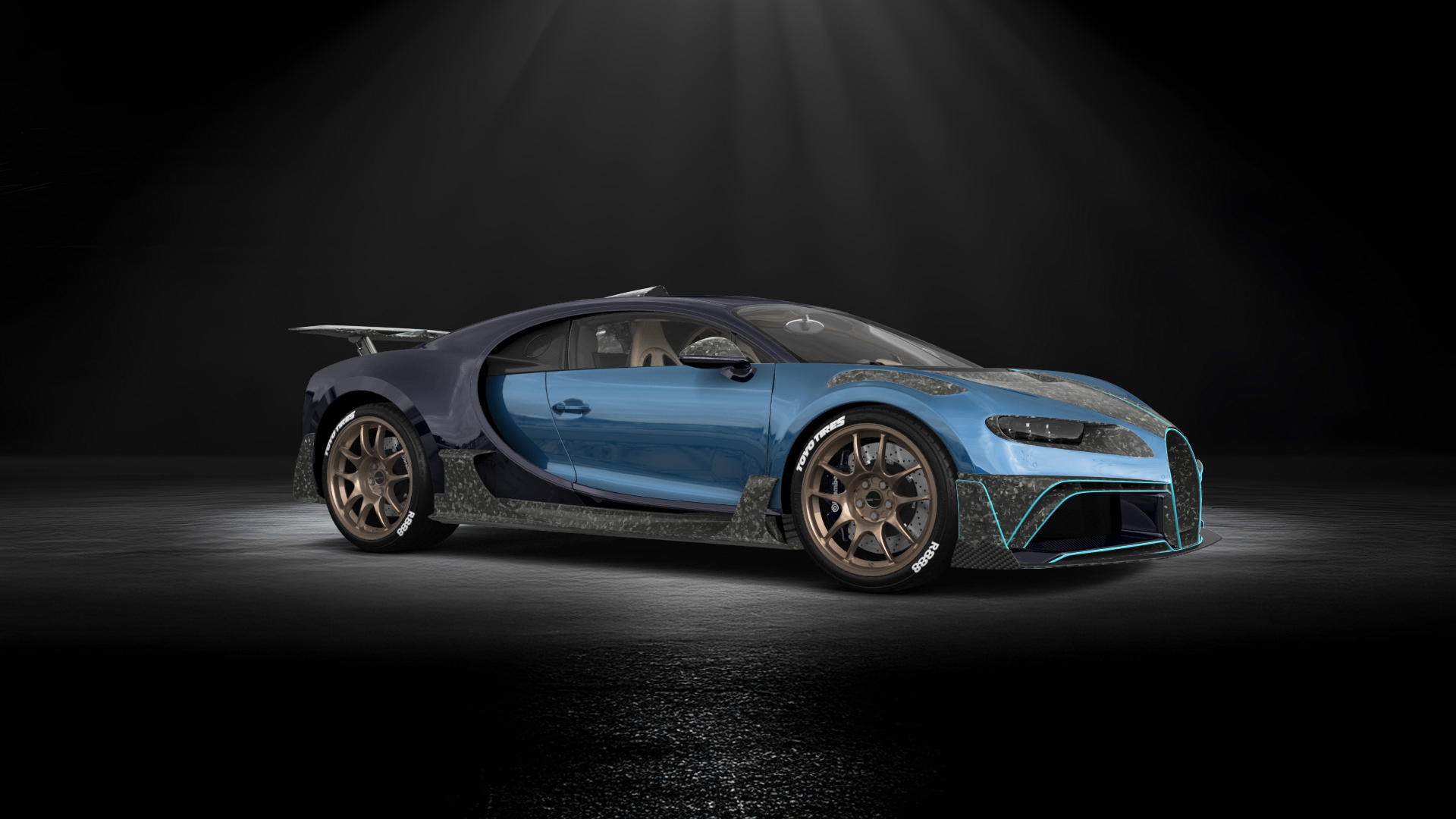 Bugatti Chiron 2 Door Coupe 2016 tuning