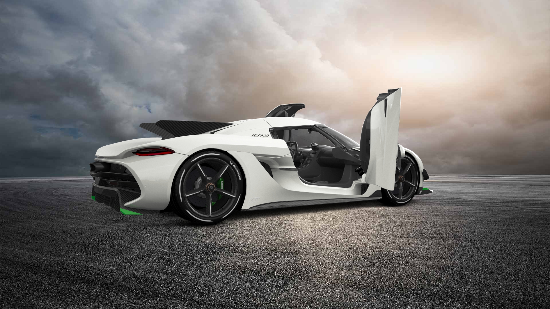 Koenigsegg Jesko 2 door targa top 2020