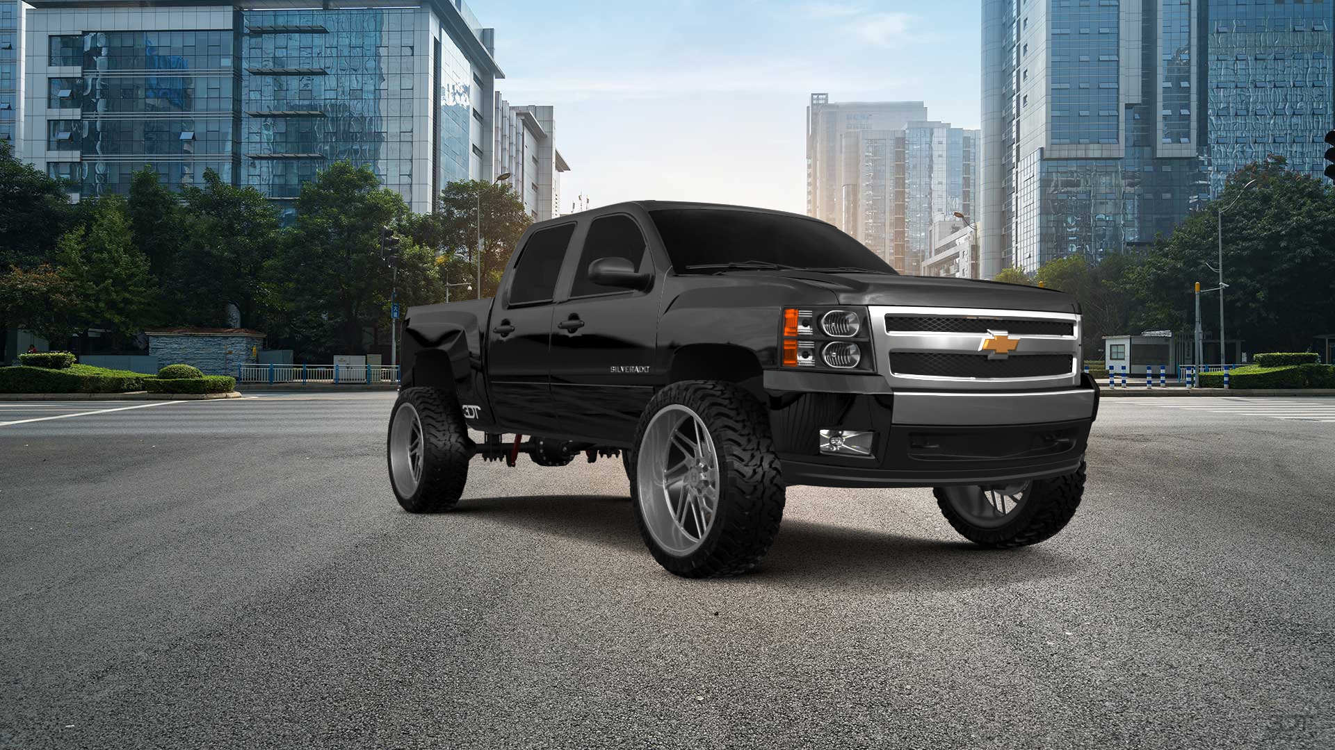 Chevrolet Silverado 1500 Crew Cab 4 Door pickup truck 2007