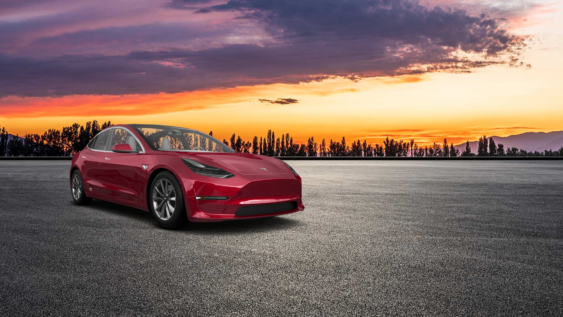 Tesla Model 3 4 Door Saloon 2017 tuning