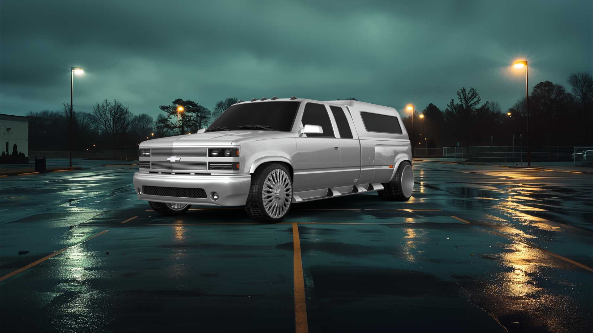 Chevrolet K3500 Extended Cab Pickup Truck 1988