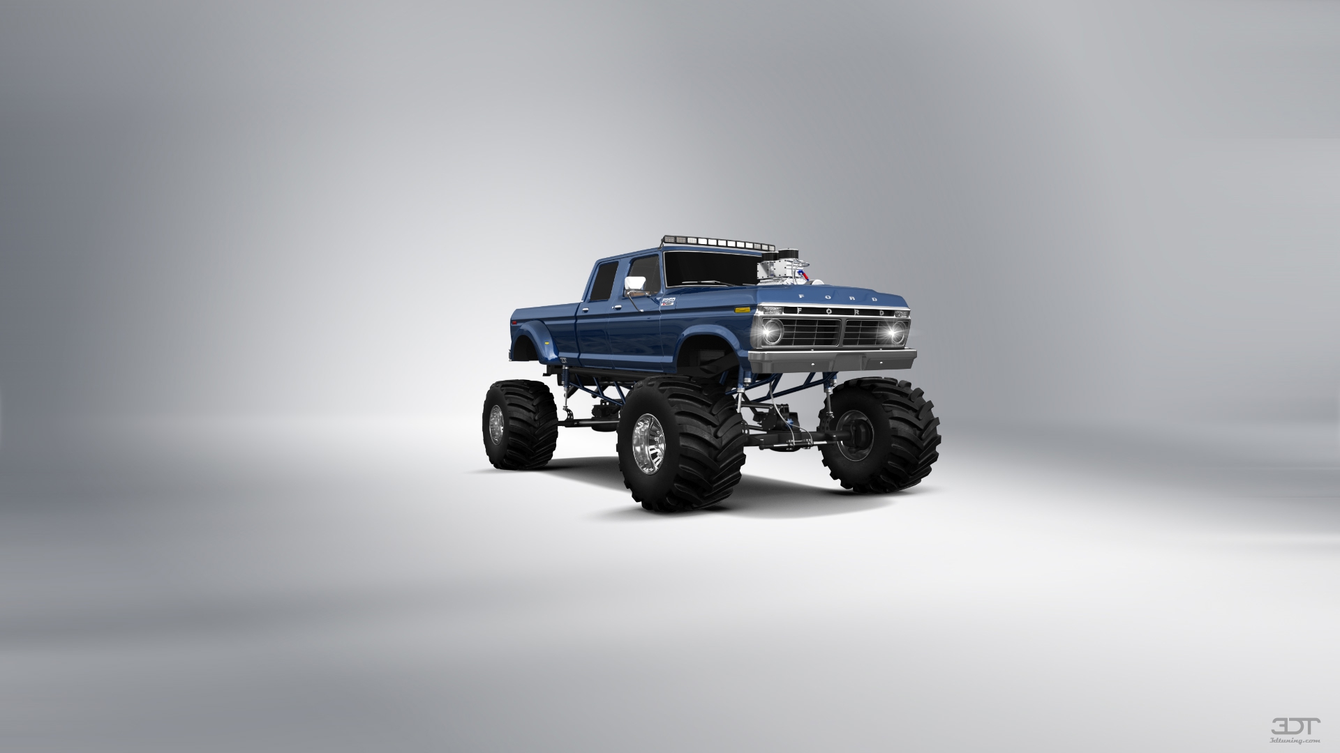 Ford F-350 Dually 4 Door pickup truck 1973 tuning