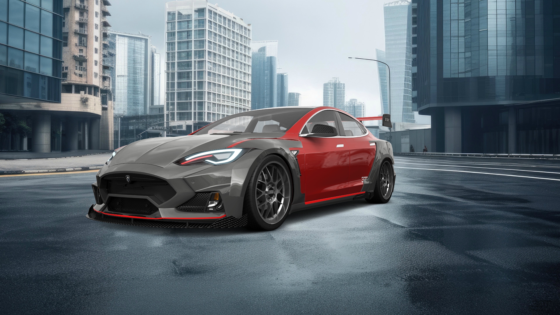 Tesla Model S 5 Door Liftback 2013 tuning