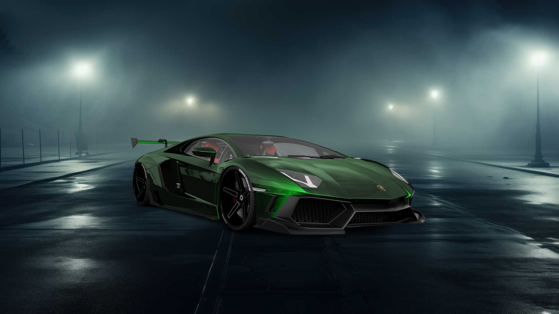 Lamborghini Aventador 2 Door Coupe 2012 tuning