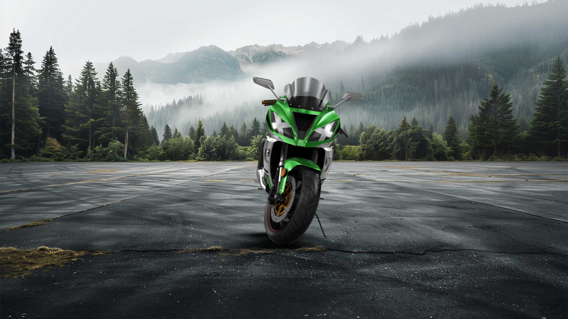 Kawasaki Ninja ZX 6R Sport Bike 2015 tuning