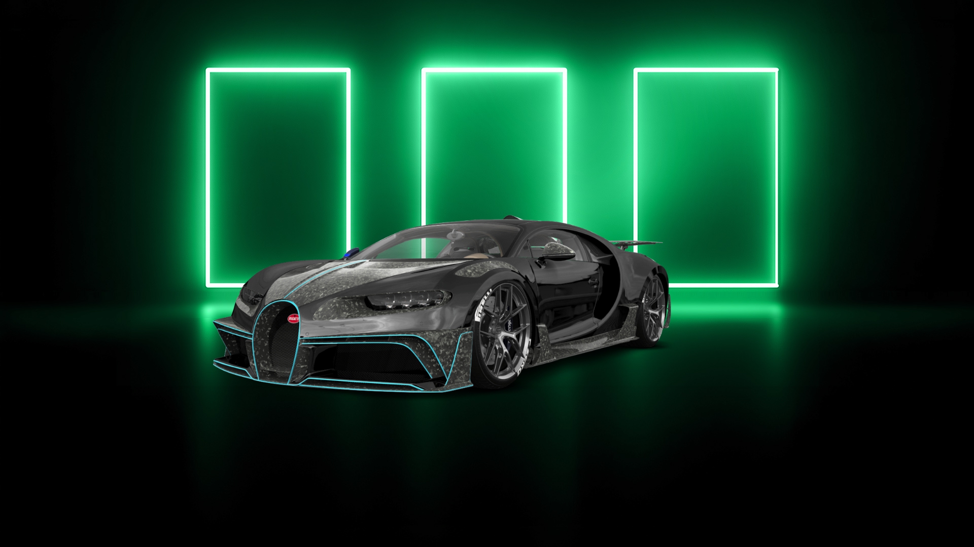 Bugatti Chiron 2 Door Coupe 2016 tuning