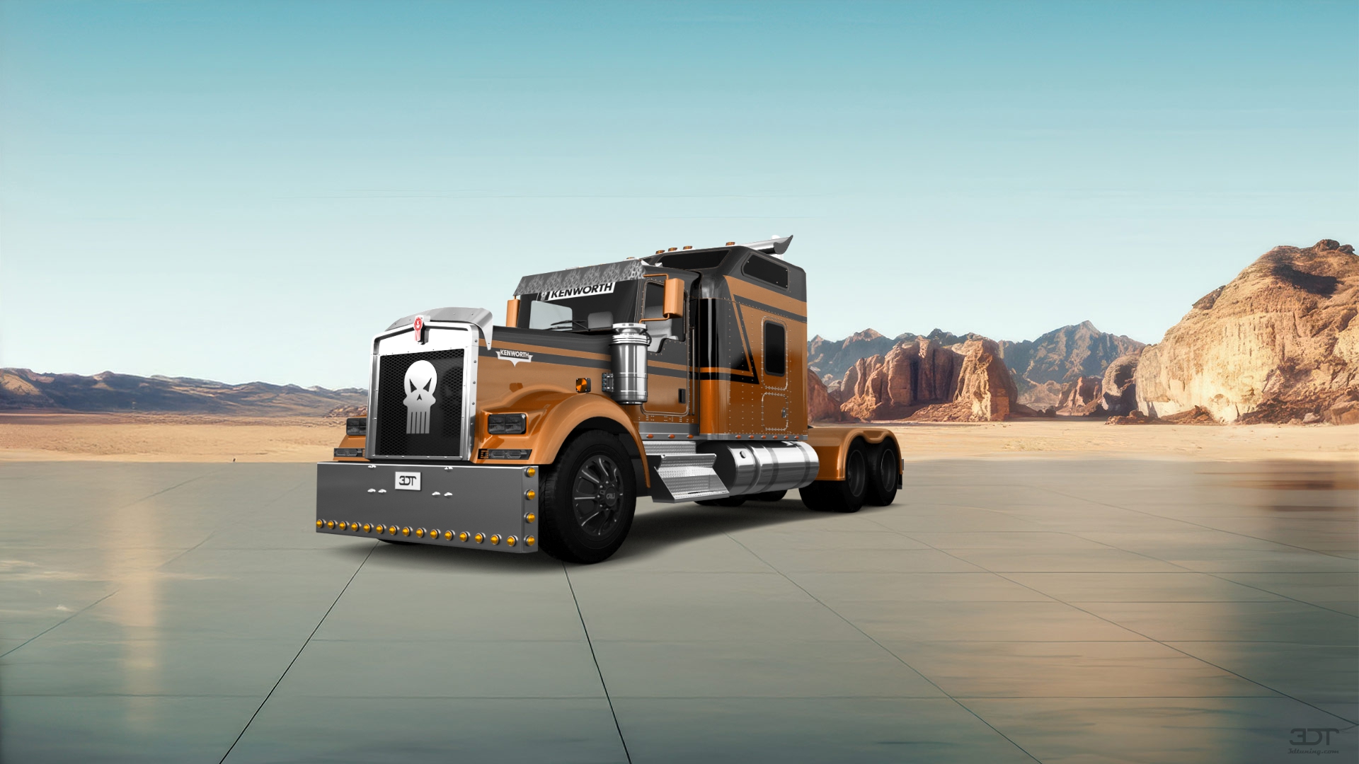 Modified Kenworth W900 Sleeper Cab 2015 by UpsetScramble50 | 3DTuning
