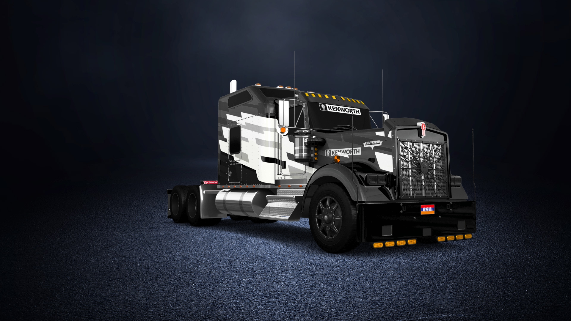 Kenworth W900 Sleeper Cab Truck 2015