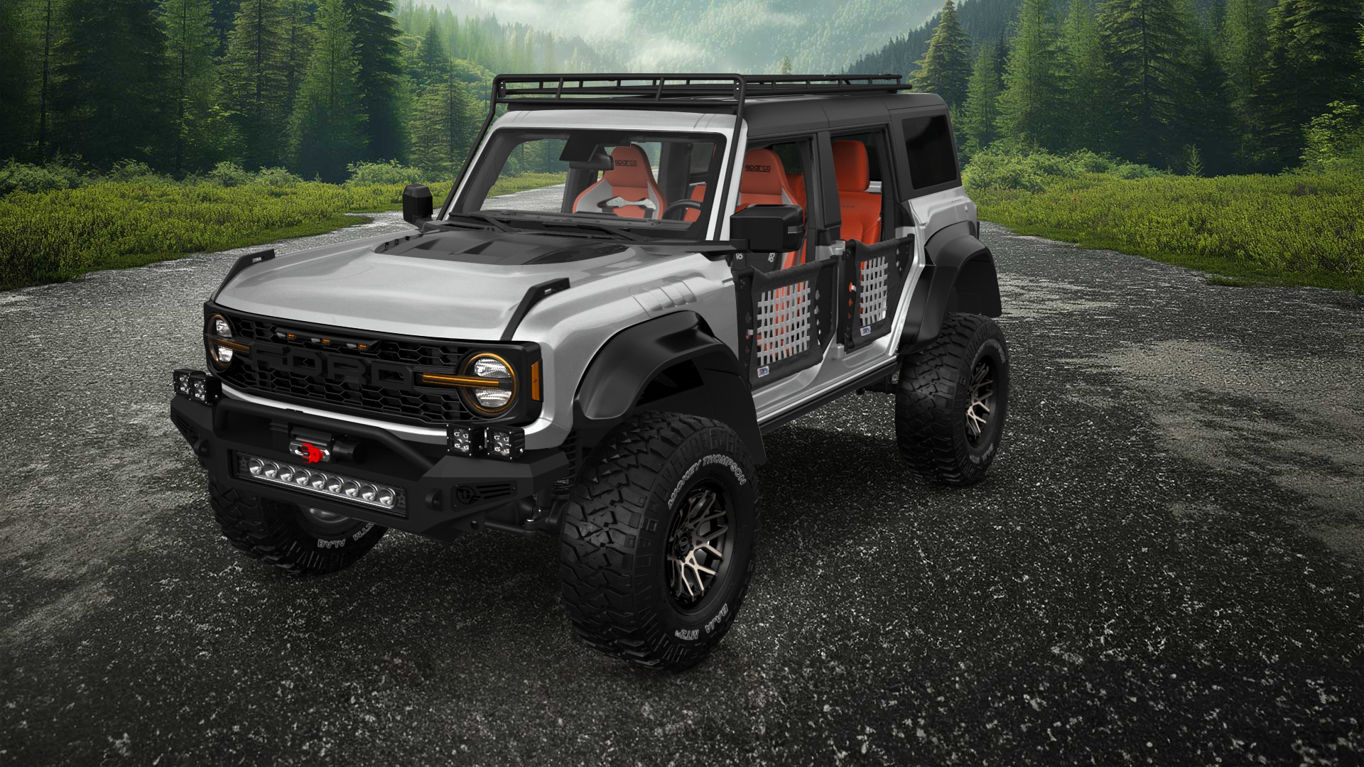 Ford Bronco Raptor 4 Door pickup truck 2022