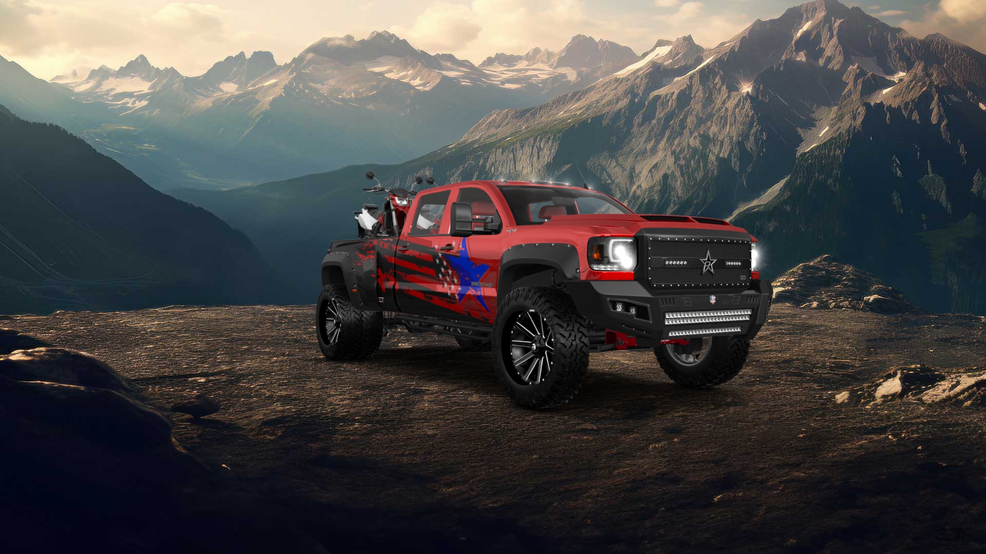 GMC Sierra 3500 HD Crew Cab 4 Door pickup truck 2015