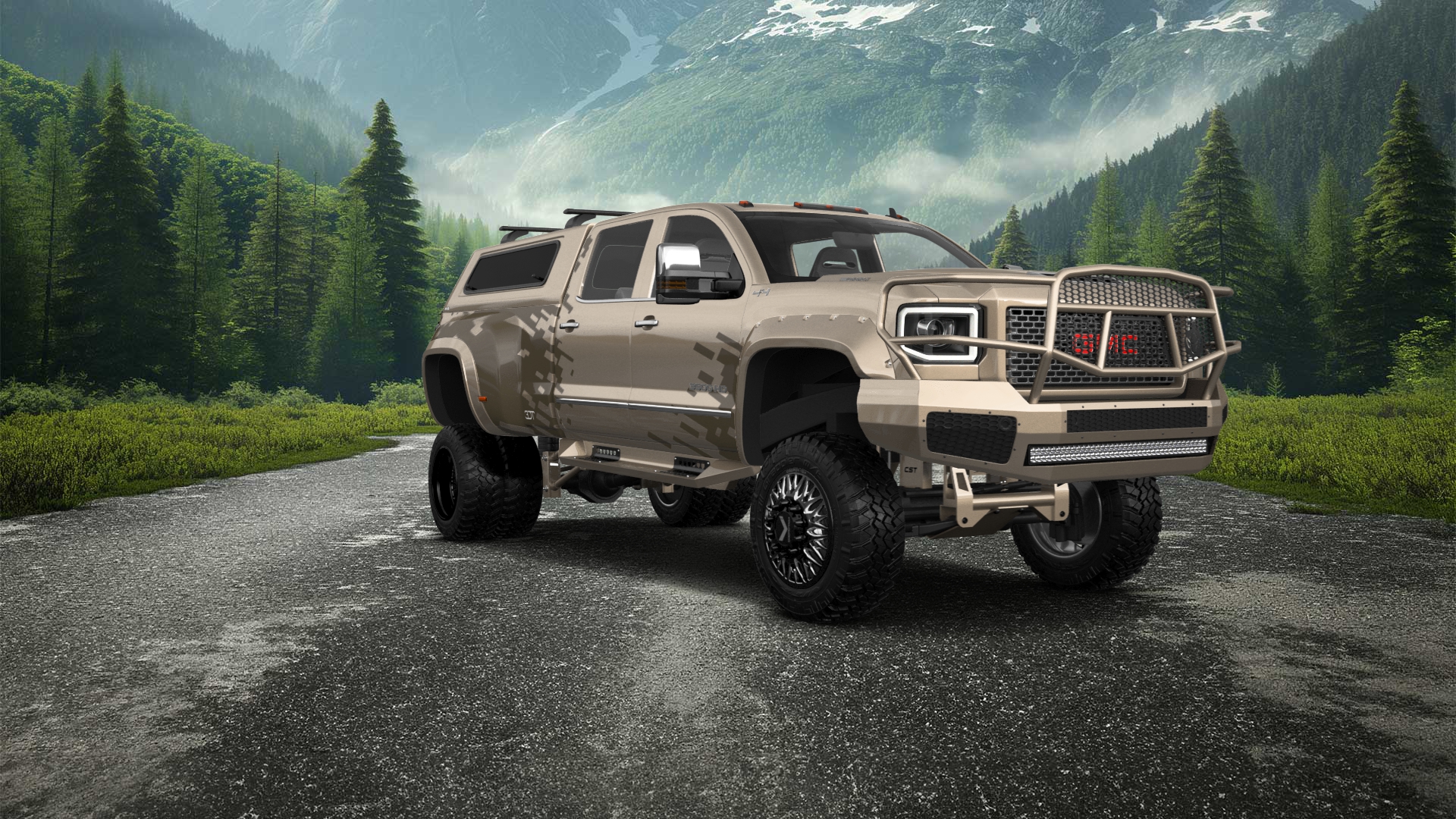 GMC Sierra 3500 HD Crew Cab 4 Door pickup truck 2015