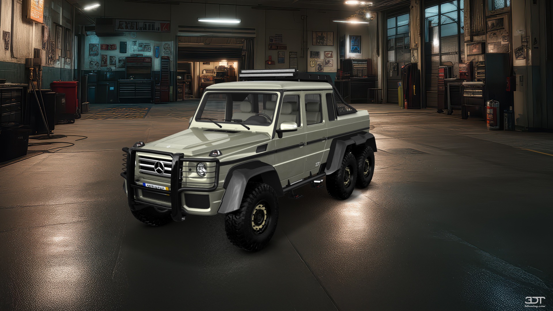Mercedes G 63 AMG 6x6 4 Door pickup truck 2013 tuning