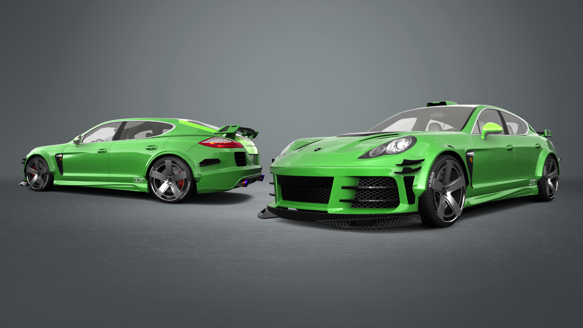 Porsche Panamera 4 door fastback saloon 2011 tuning