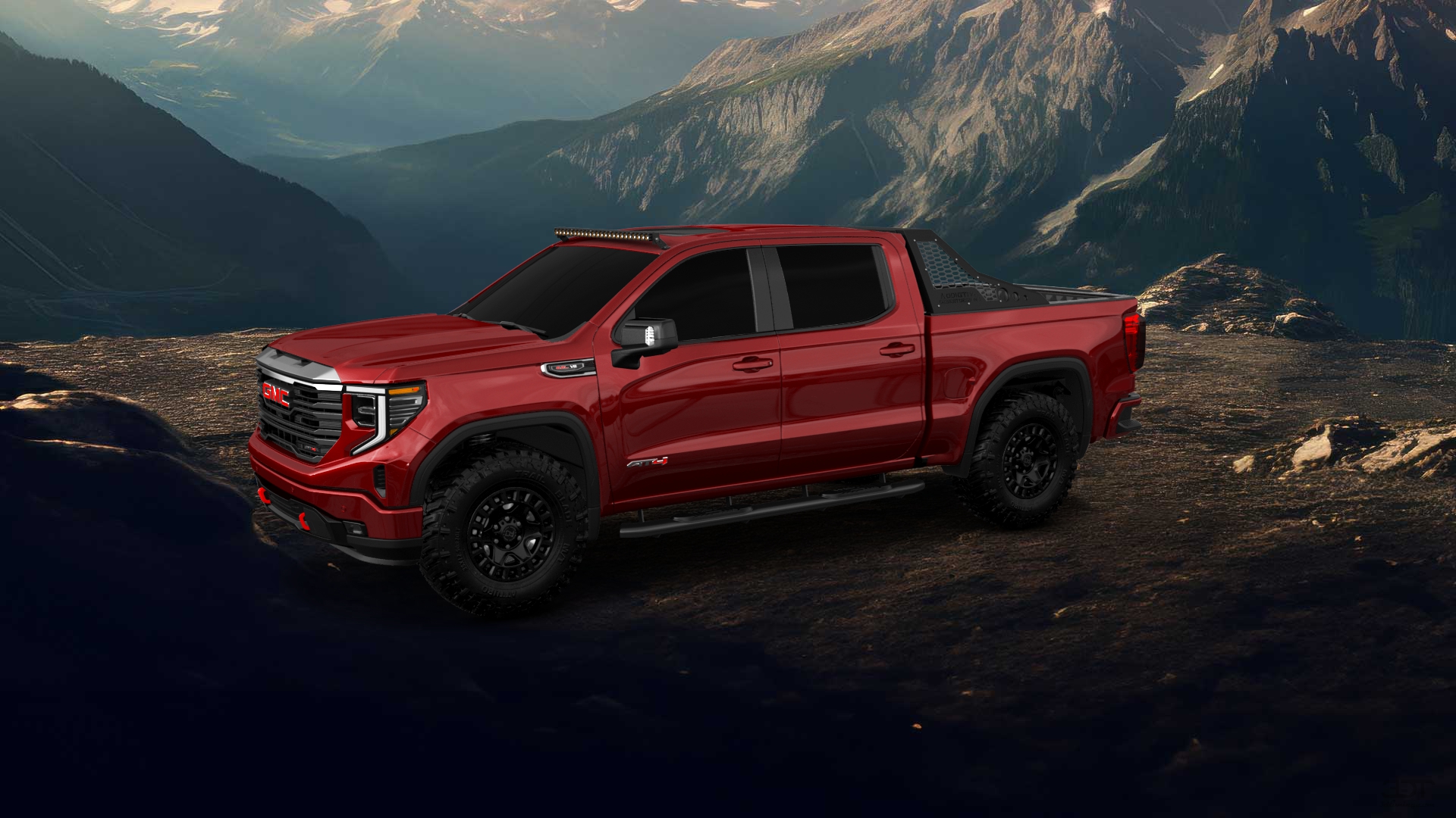 GMC Sierra 1500 Crew Cab 5.8 ft box 4 Door pickup truck 2023 tuning