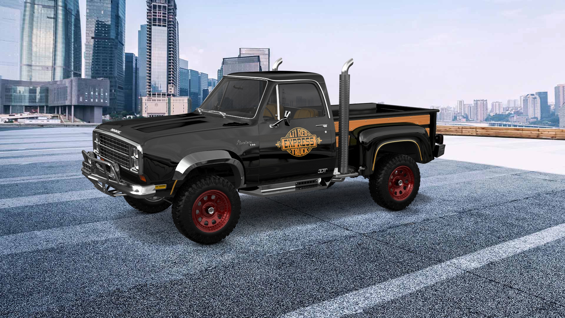 Dodge Lil Red Express 2 Door pickup truck 1979