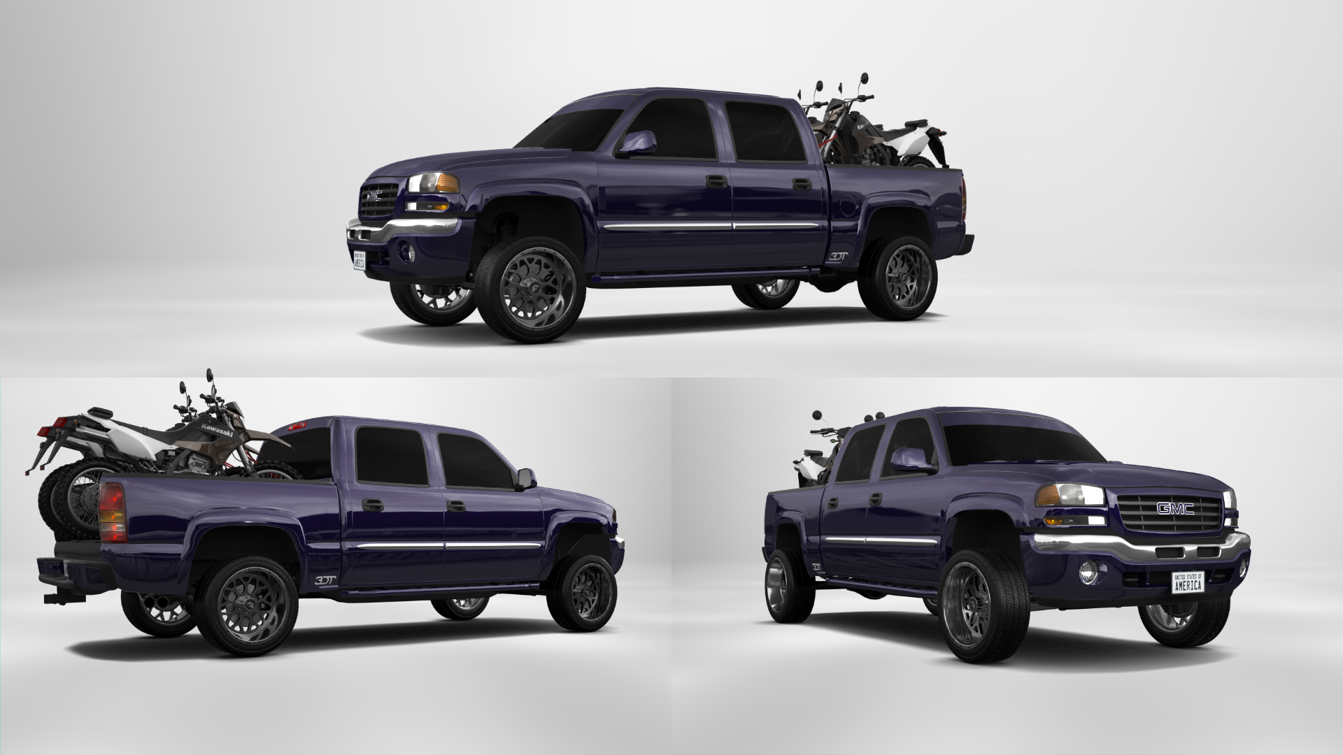 GMC Sierra 1500 Crew Cab Pickup Truck 2000