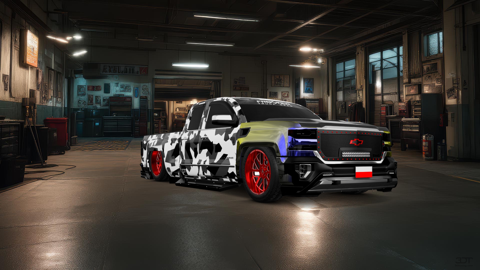 Chevrolet Silverado 1500 6.5 ft box 4 Door pickup truck 2016 tuning