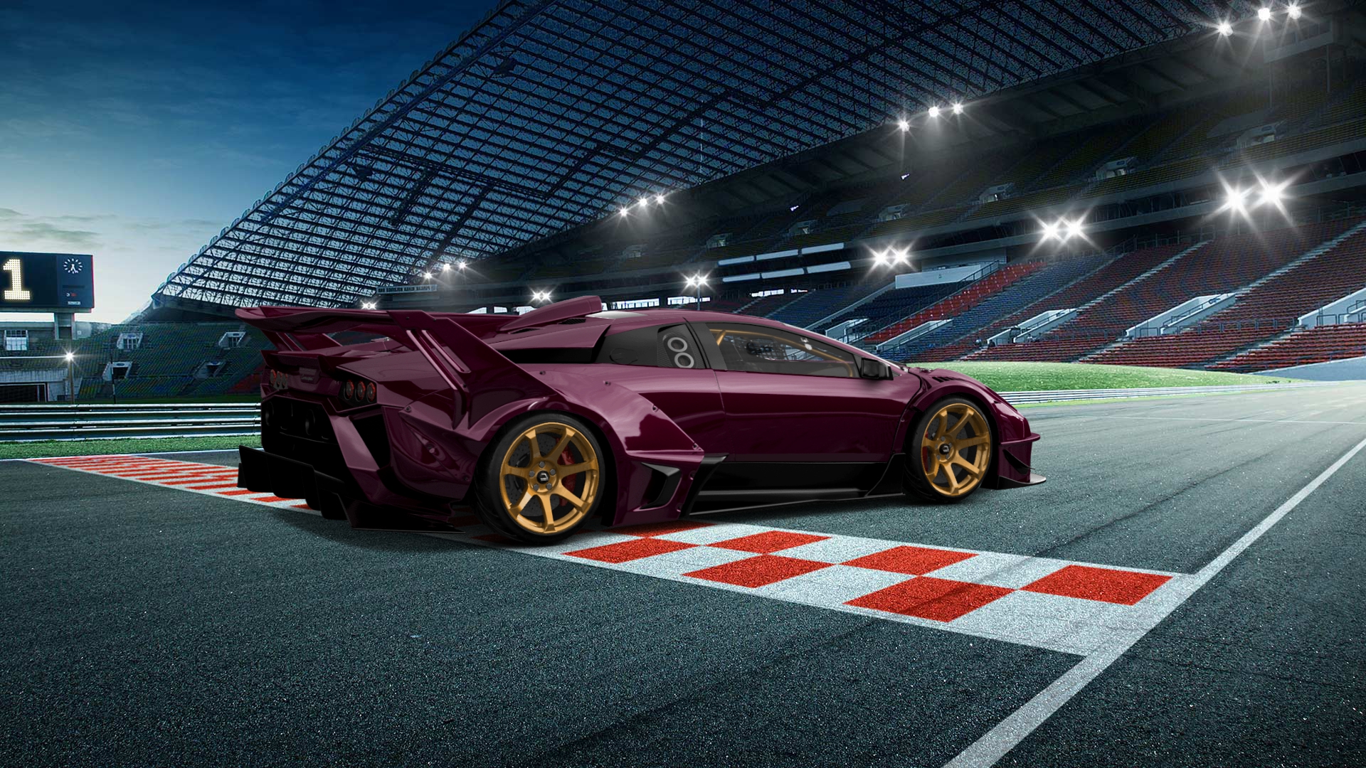 Lamborghini Murcielago 2 Door Coupe 2001 tuning