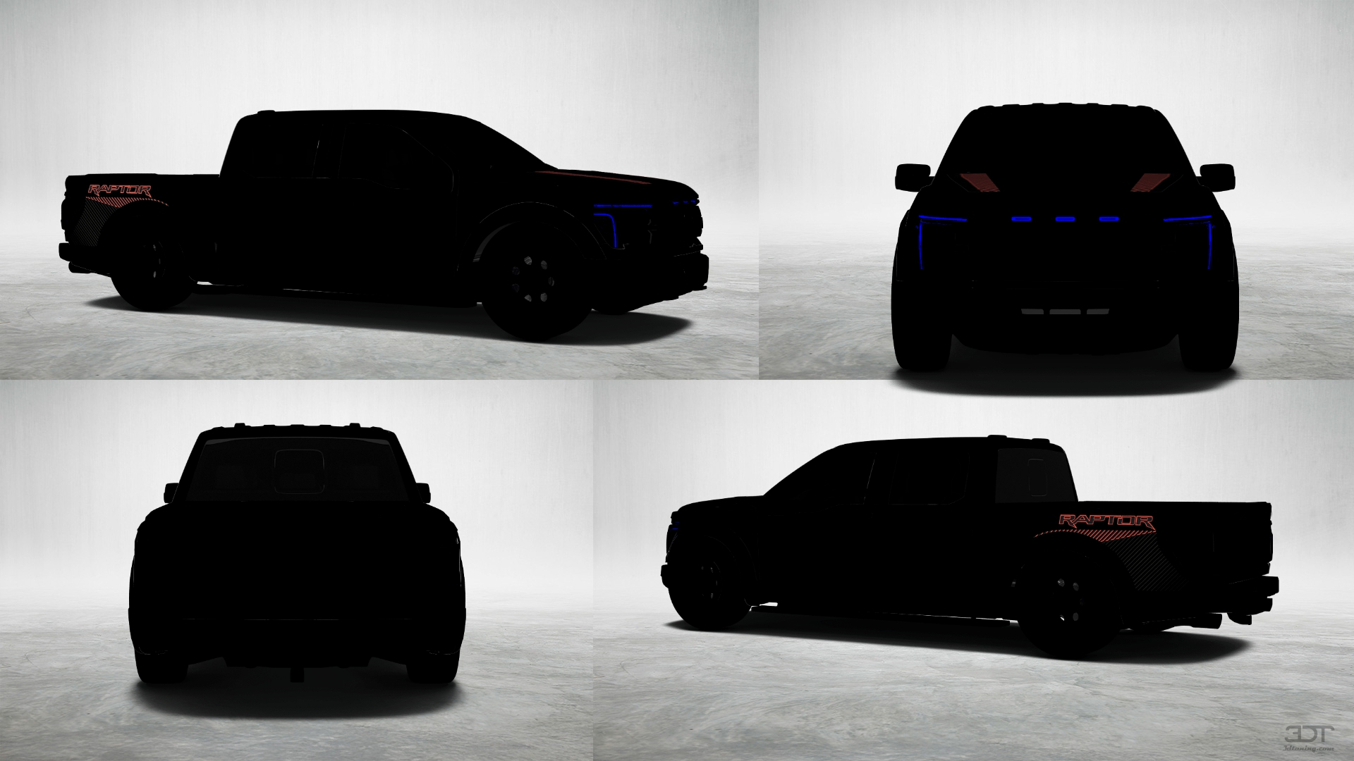 Ford F-150 Raptor 4 Door pickup truck 2024 Images