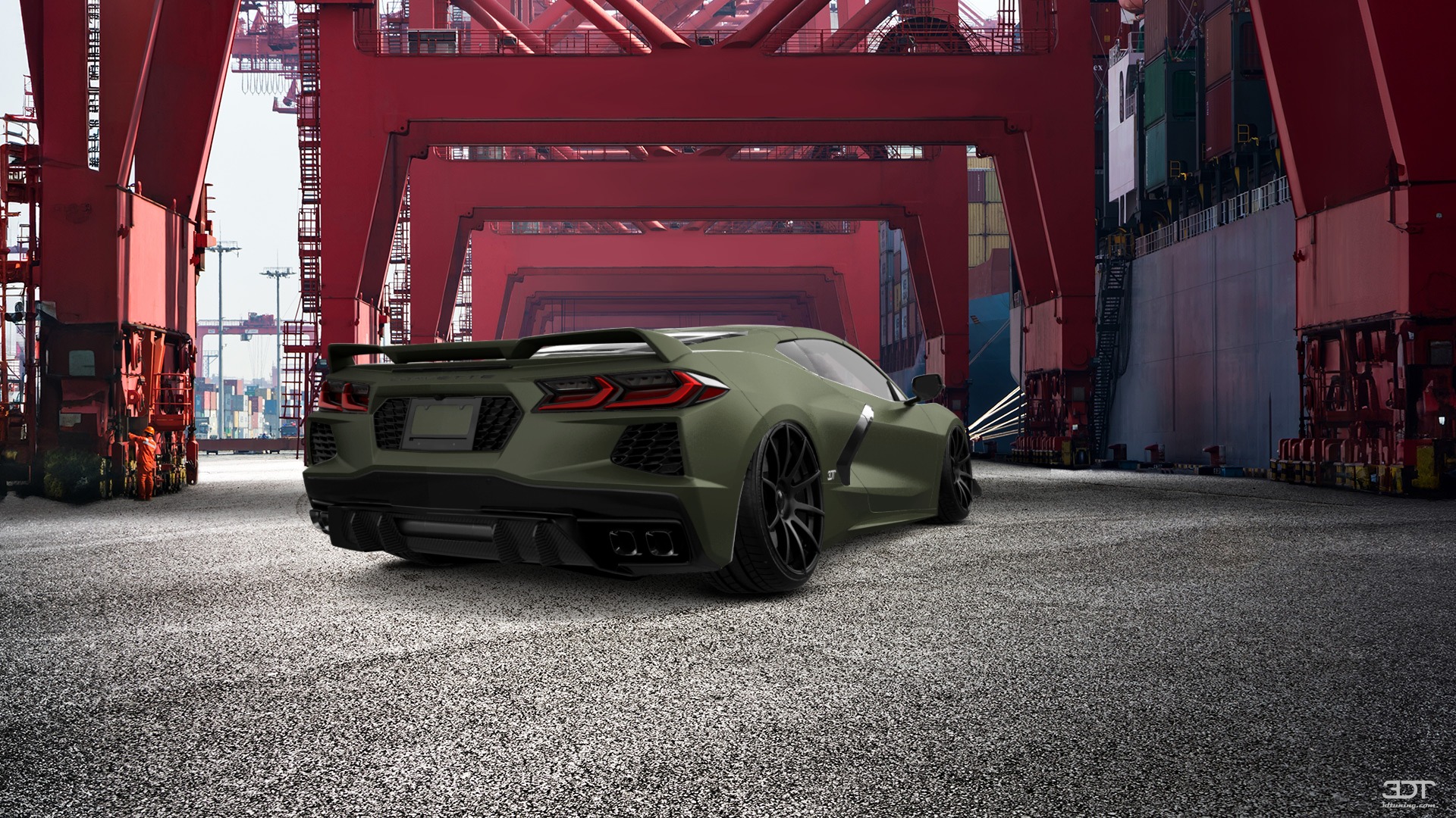 Chevrolet Corvette 2 door targa top 2020 Images
