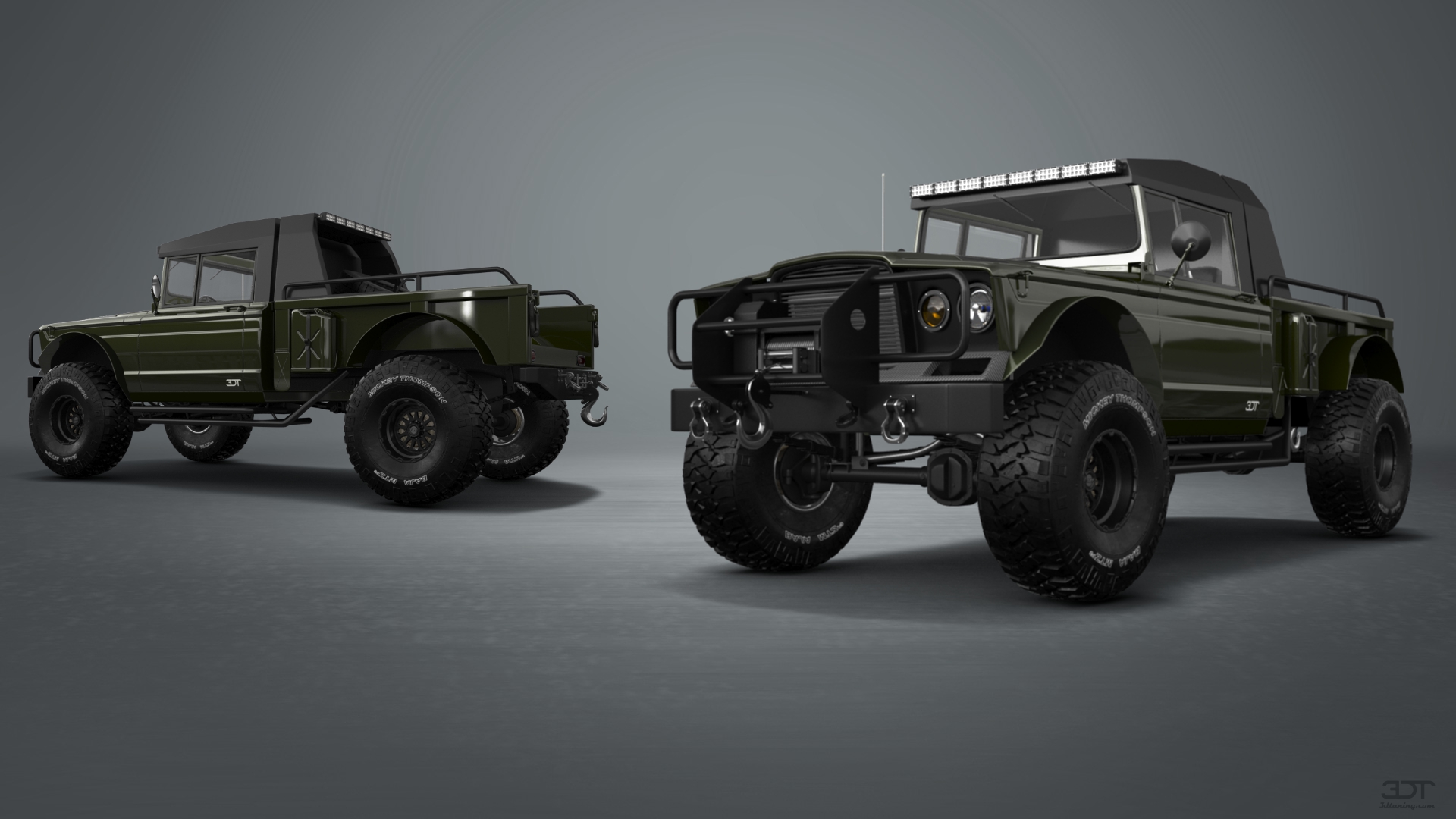 Jeep Kaiser M715 2 Door pickup truck 1968 tuning