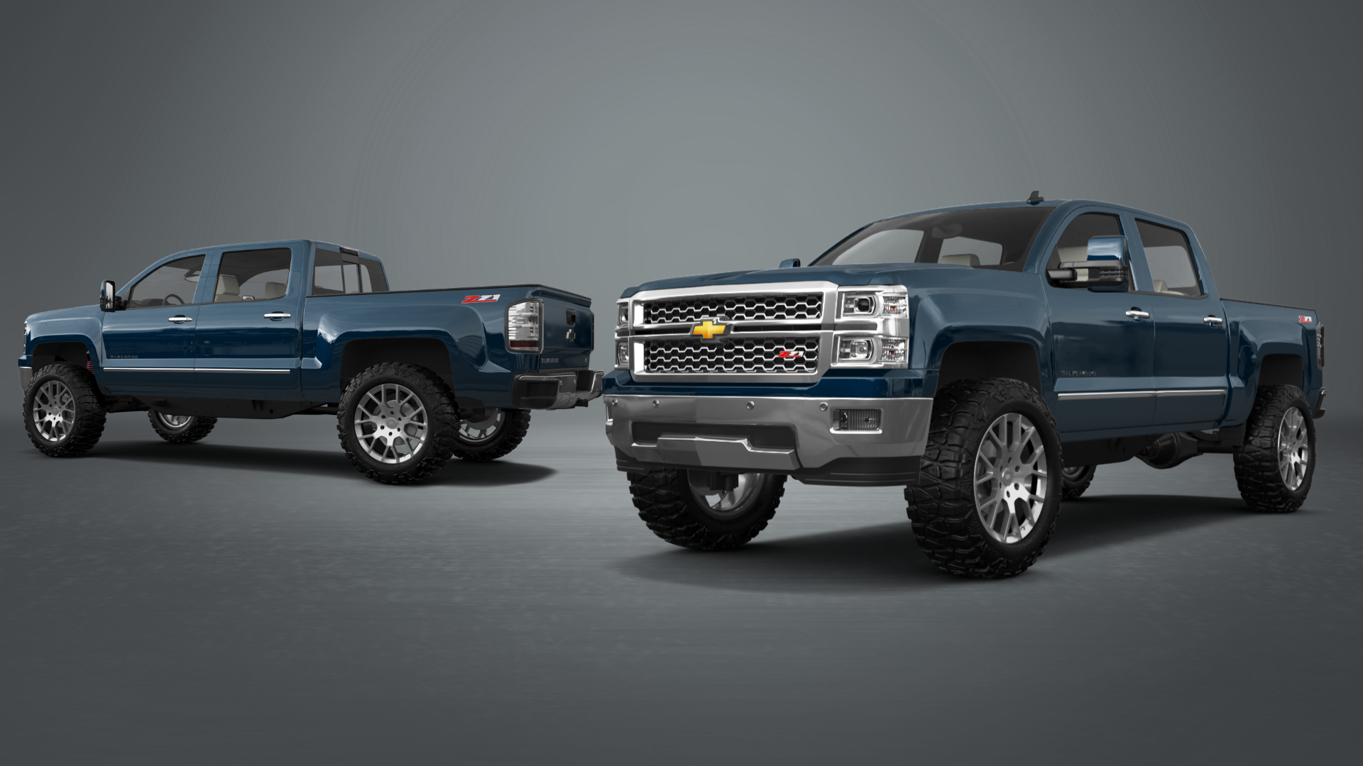 Chevrolet Silverado 1500 4 Door pickup truck 2014 tuning
