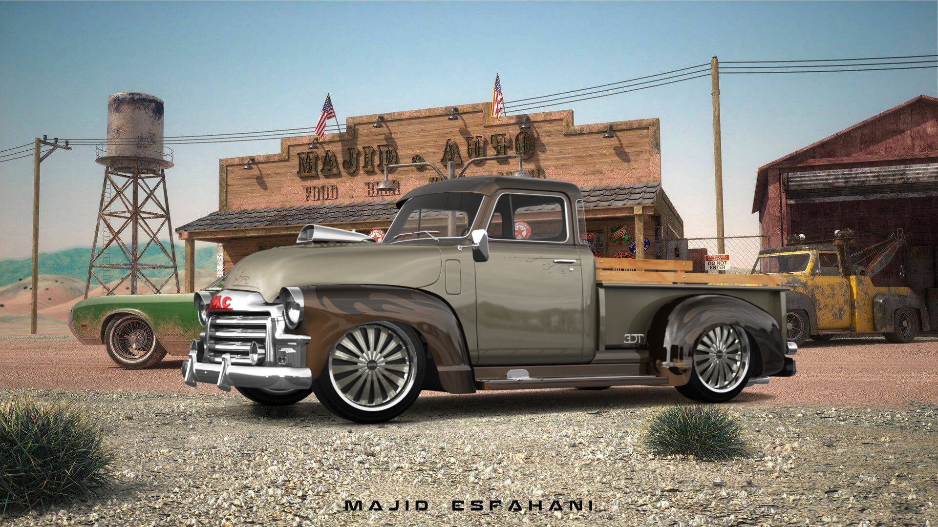 GMC 100 Stepside 2 Door pickup truck 1954