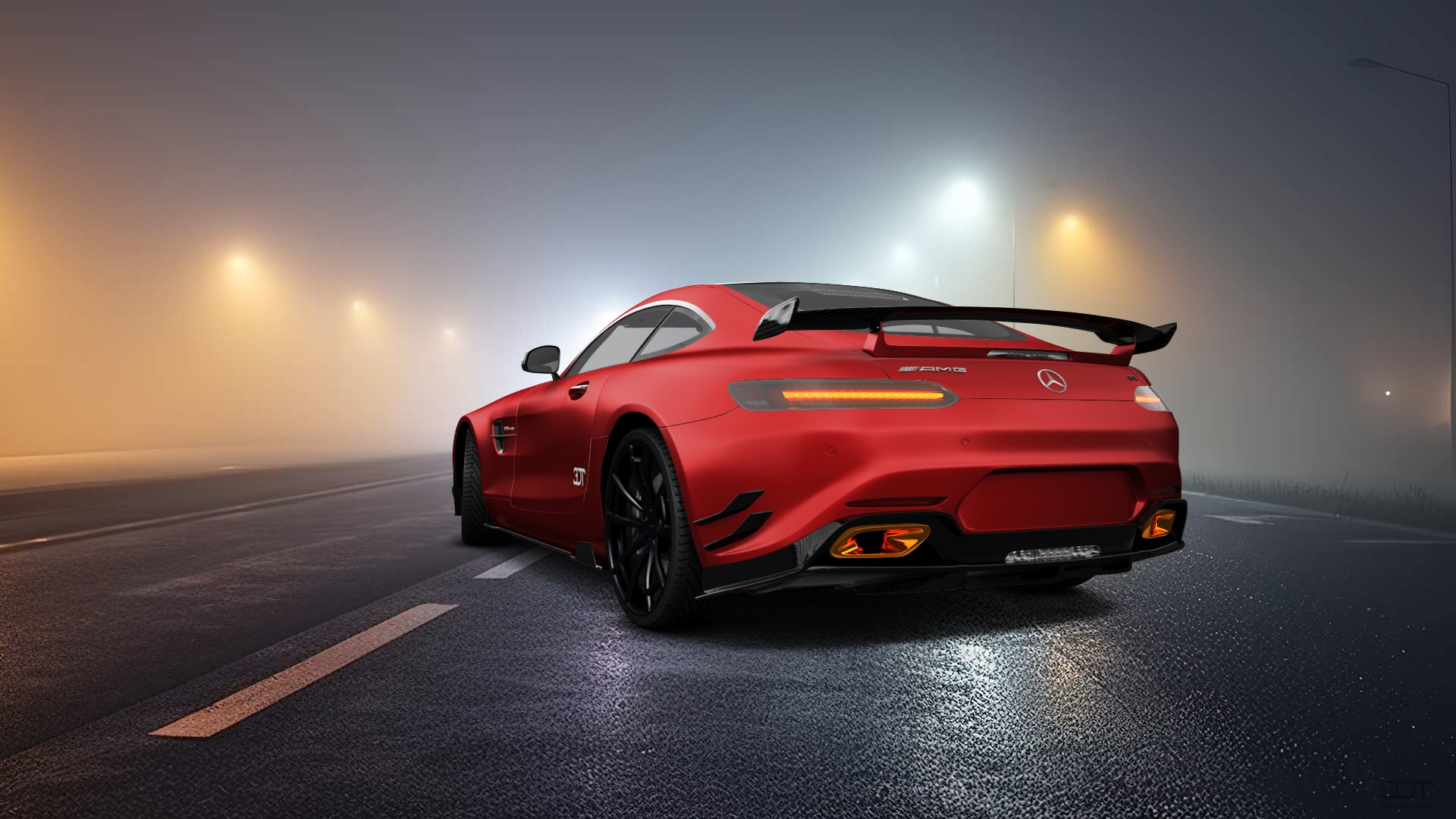 Mercedes AMG GT 2 door fastback coupe 2016 tuning