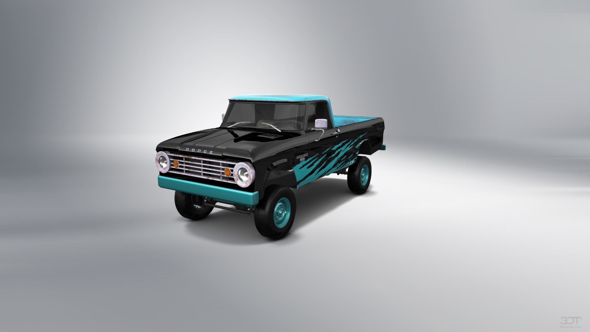 Dodge Power Wagon W200 2 Door pickup truck 1966 tuning