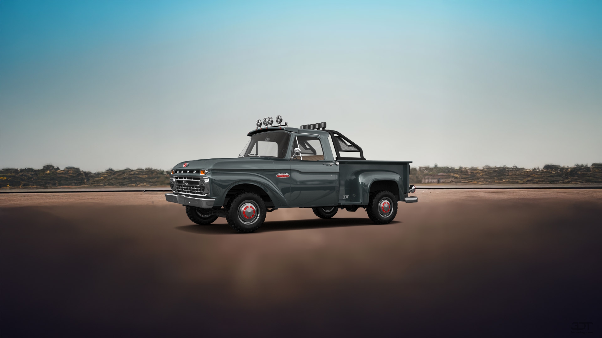 Ford F-100 Flareside 2 Door pickup truck 1961