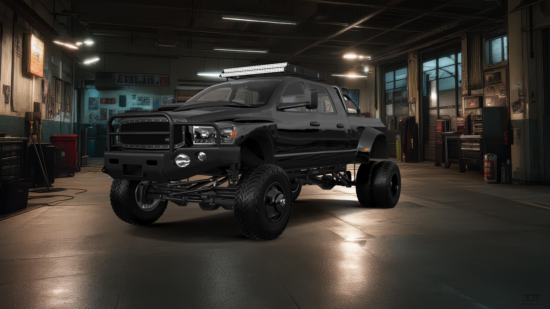 Dodge Ram 3500 Dually 4 Door pickup truck 2007 tuning