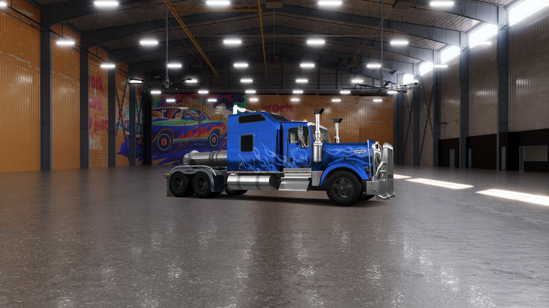 Kenworth W900 Sleeper Cab Truck 2015
