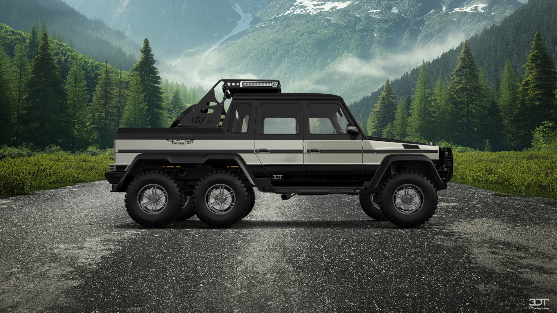 Mercedes G 63 AMG 6x6 4 Door pickup truck 2013 tuning