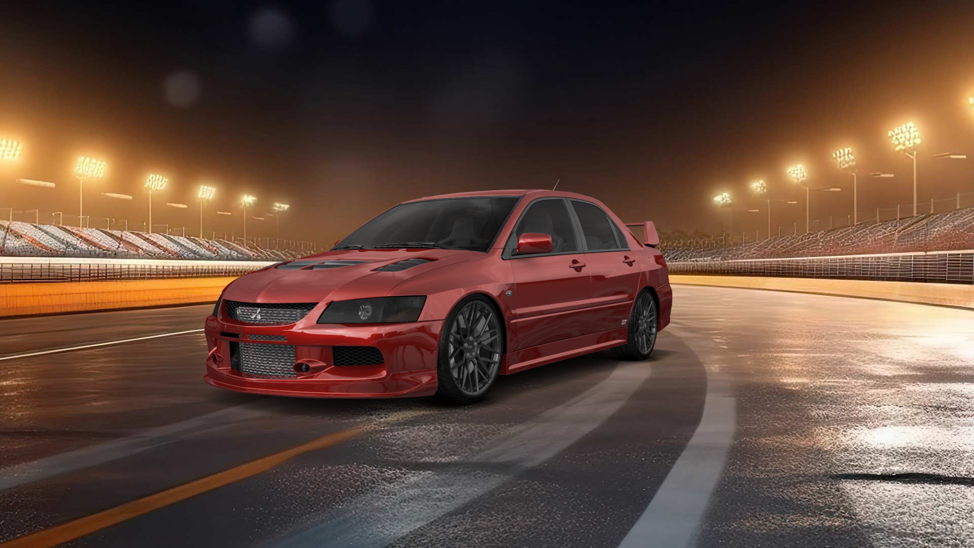 Mitsubishi Lancer Evo IX 4 Door Saloon 2005 tuning