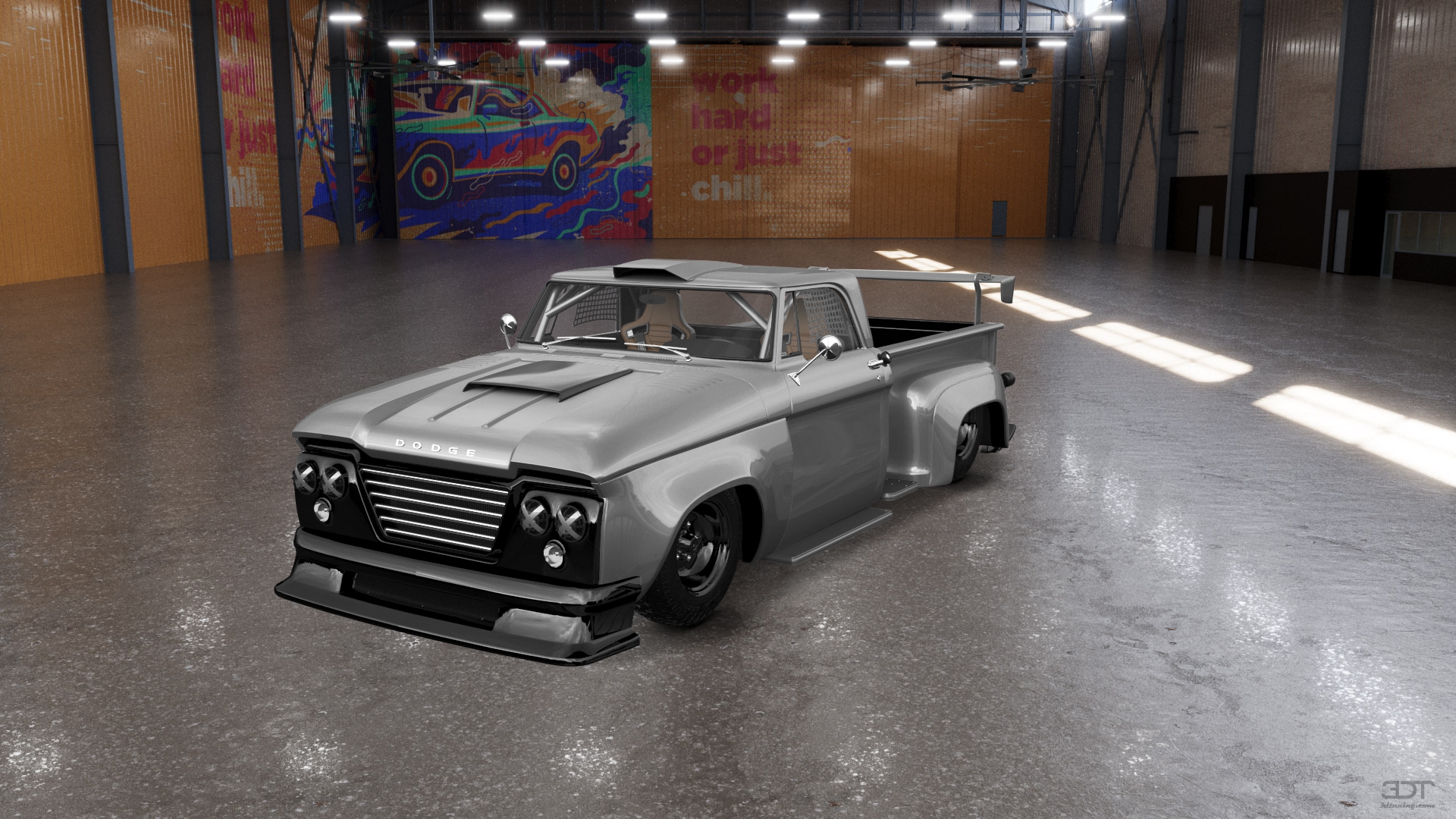 Dodge D-100 Stepside 2 Door pickup truck 1961