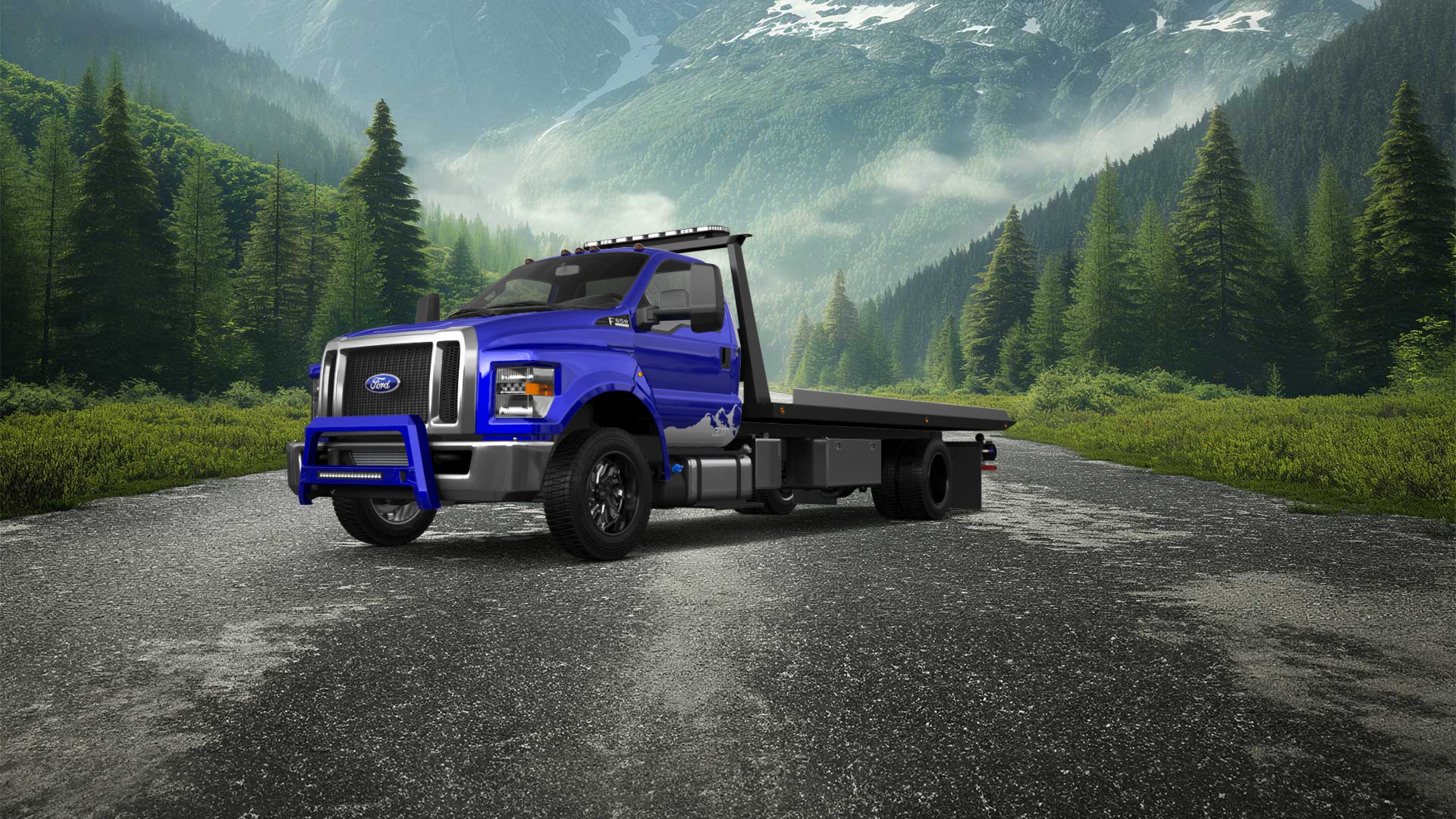 Ford F-650 Tow Truck Pickup 2016 tuning