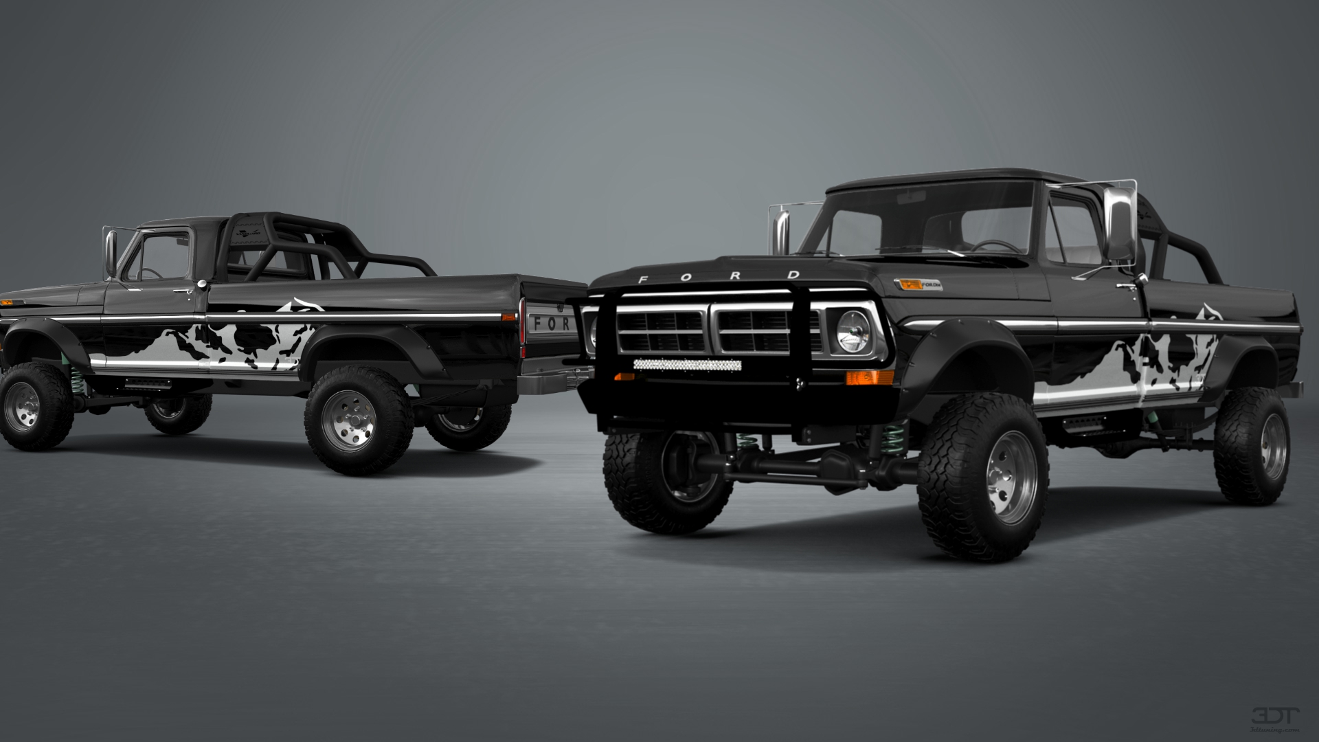 Ford F-250 2 Door pickup truck 1971 tuning