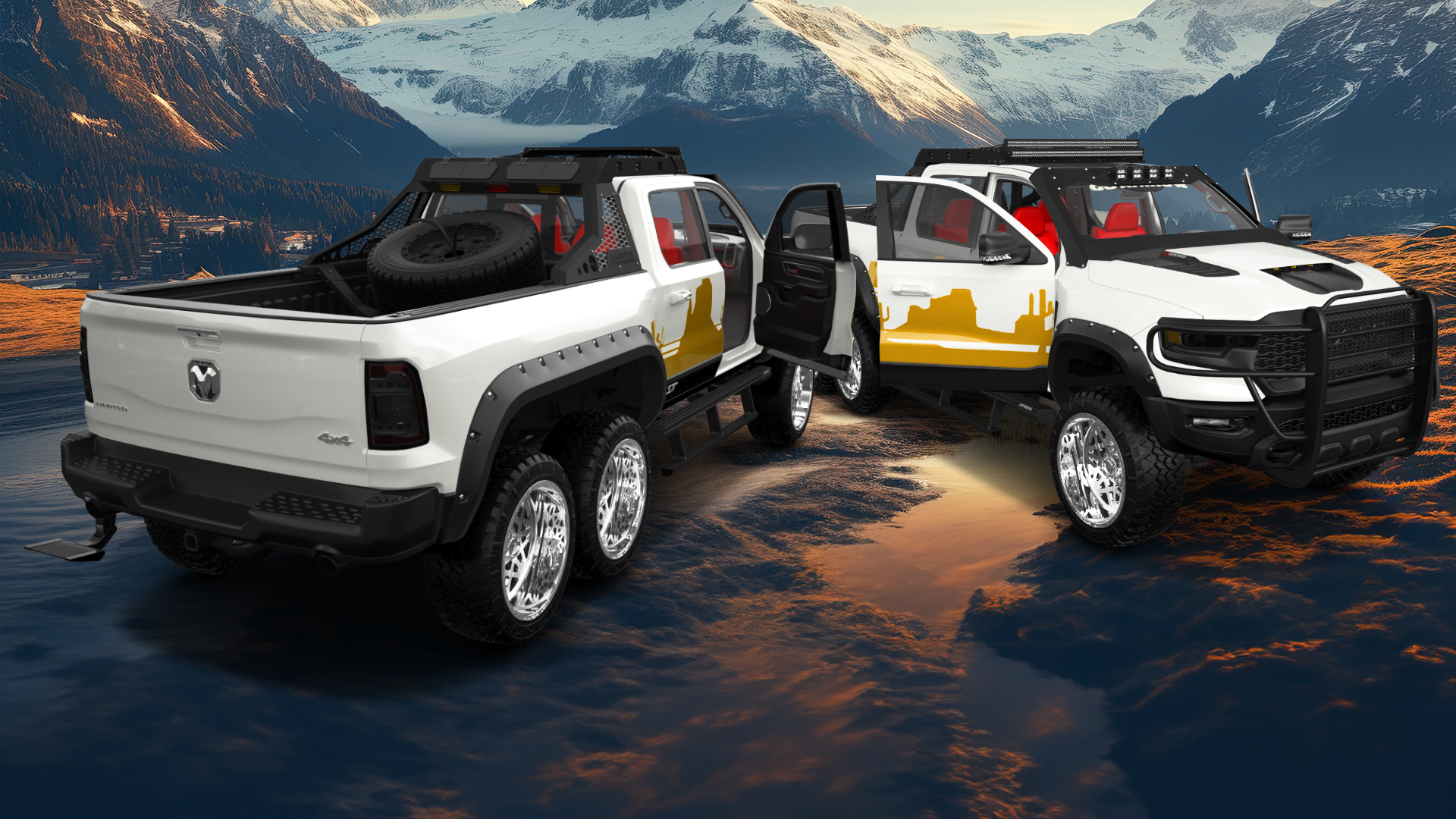 Dodge Ram Hennessey Mammoth 6X6 Truck 2021 tuning