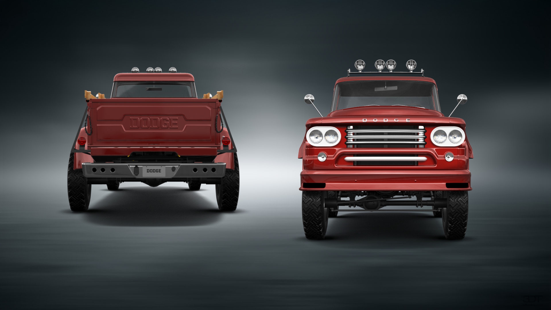 Dodge Power Wagon W300 2 Door pickup truck 1958