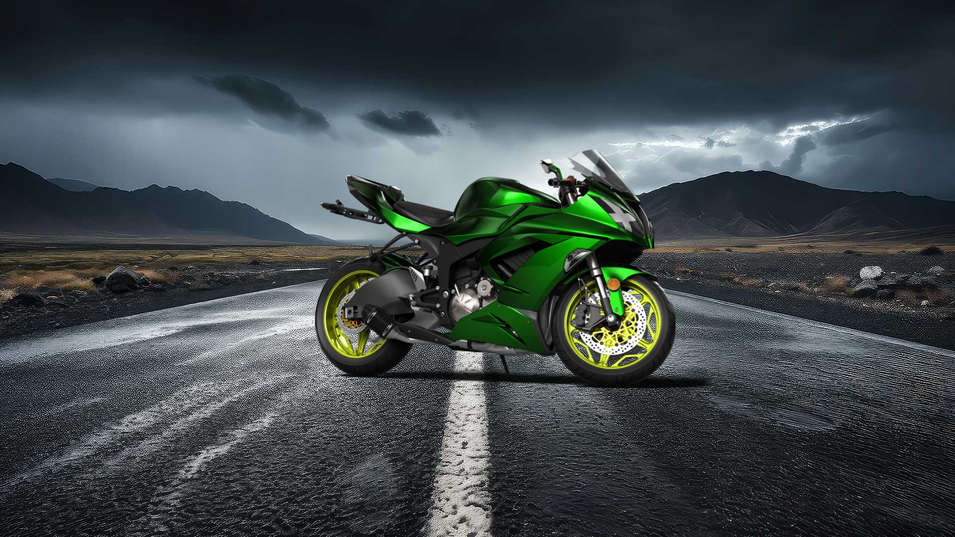Kawasaki Ninja ZX 6R Sport Bike 2015 Images