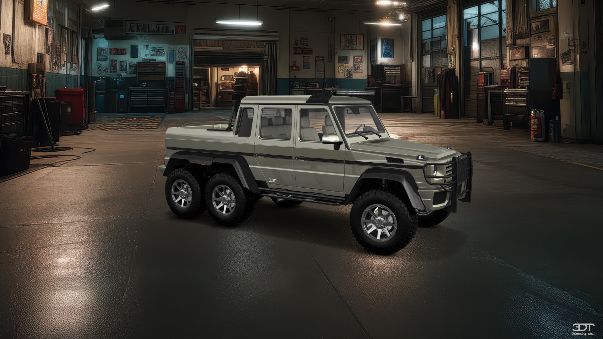 Mercedes G 63 AMG 6x6 4 Door pickup truck 2013 tuning