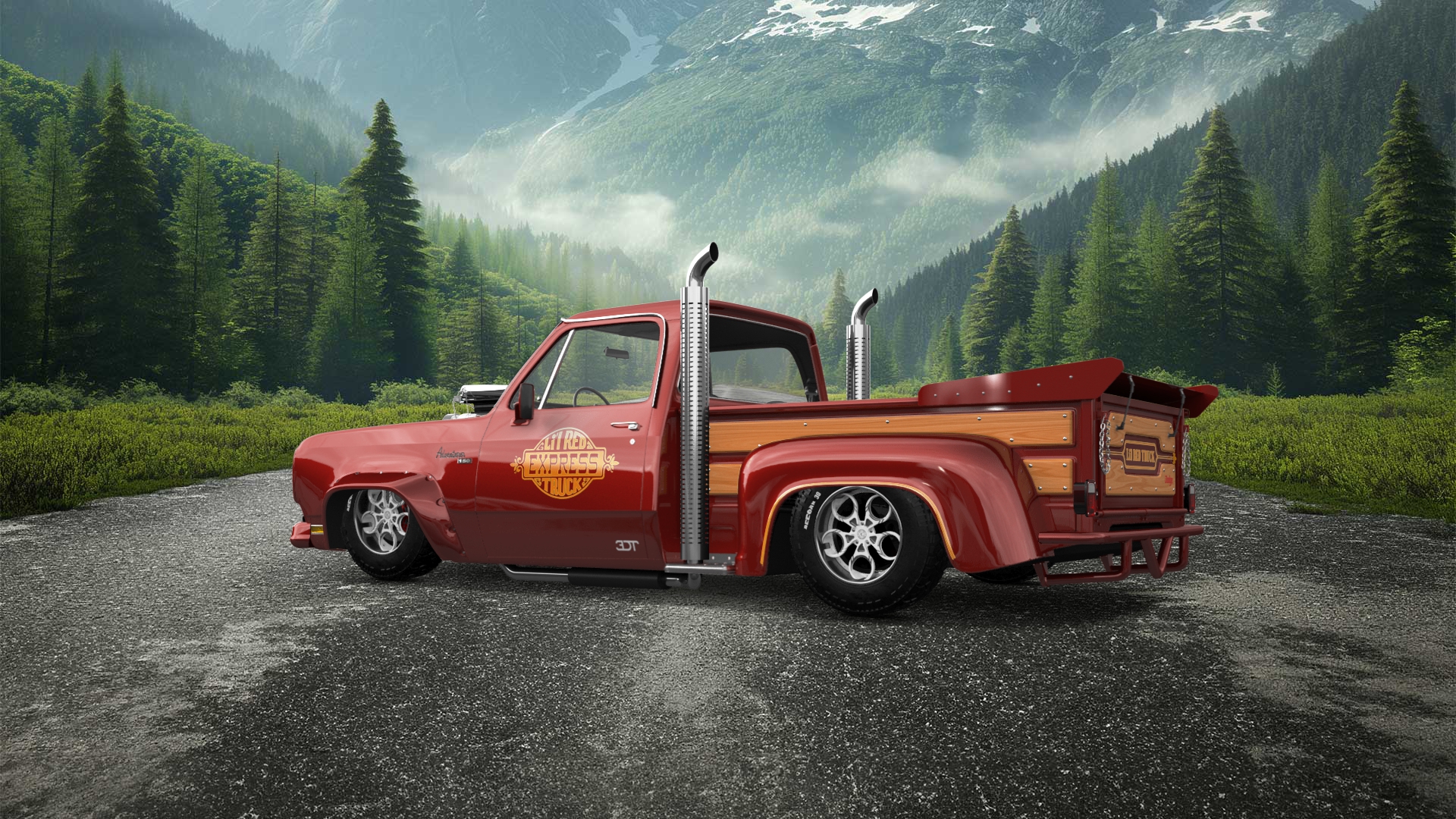Dodge Lil Red Express 2 Door pickup truck 1979