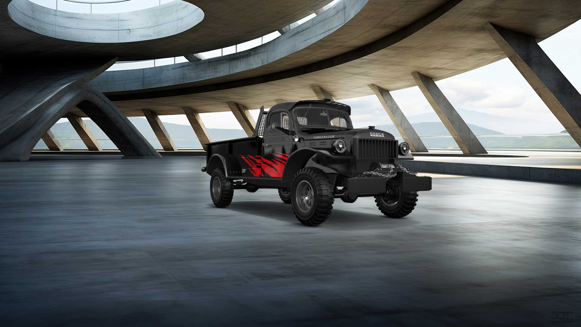 Dodge Power Wagon 2 Door pickup truck 1947 tuning