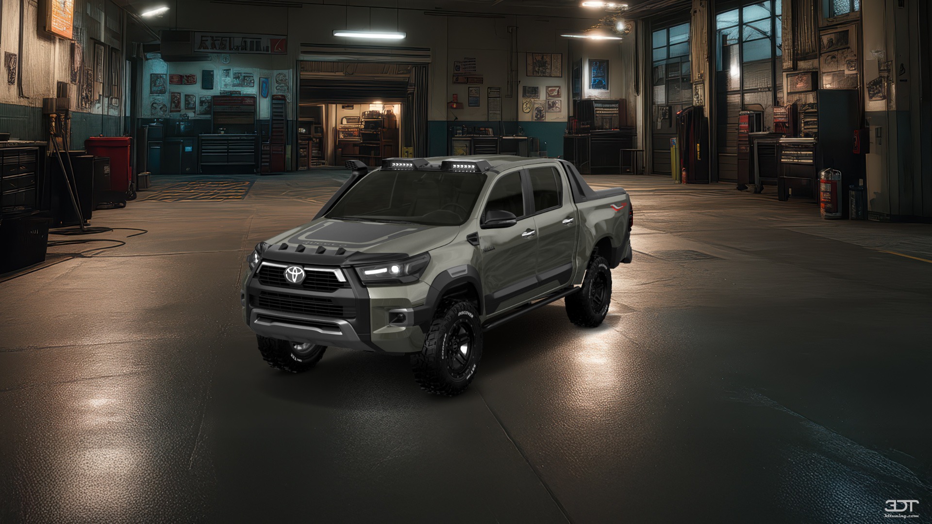 Toyota Hilux Double Cab 4 Door pickup truck 2015 tuning