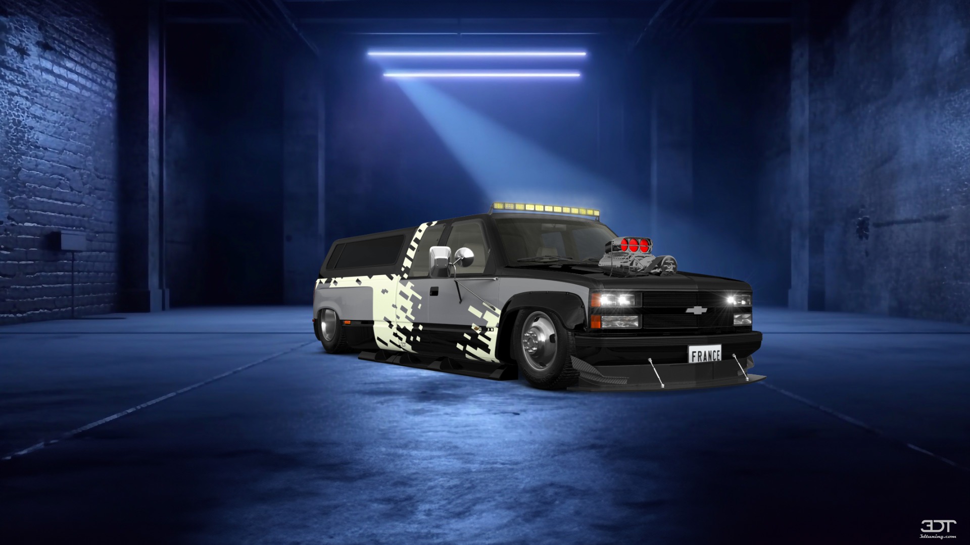 Tuning Chevrolet K3500 Extended Cab Pickup Truck 1988