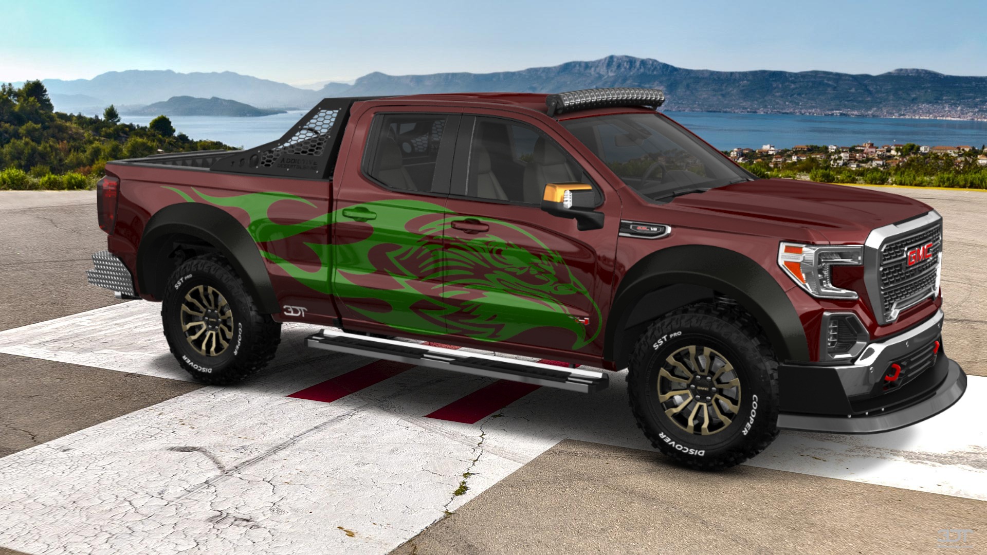 GMC Sierra 1500 4 Door pickup truck 2019 tuning