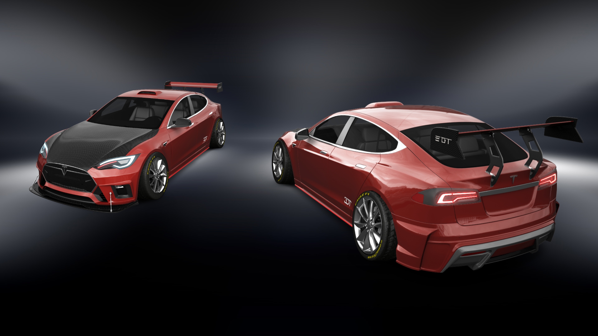 Tesla Model S 5 Door Liftback 2013 tuning